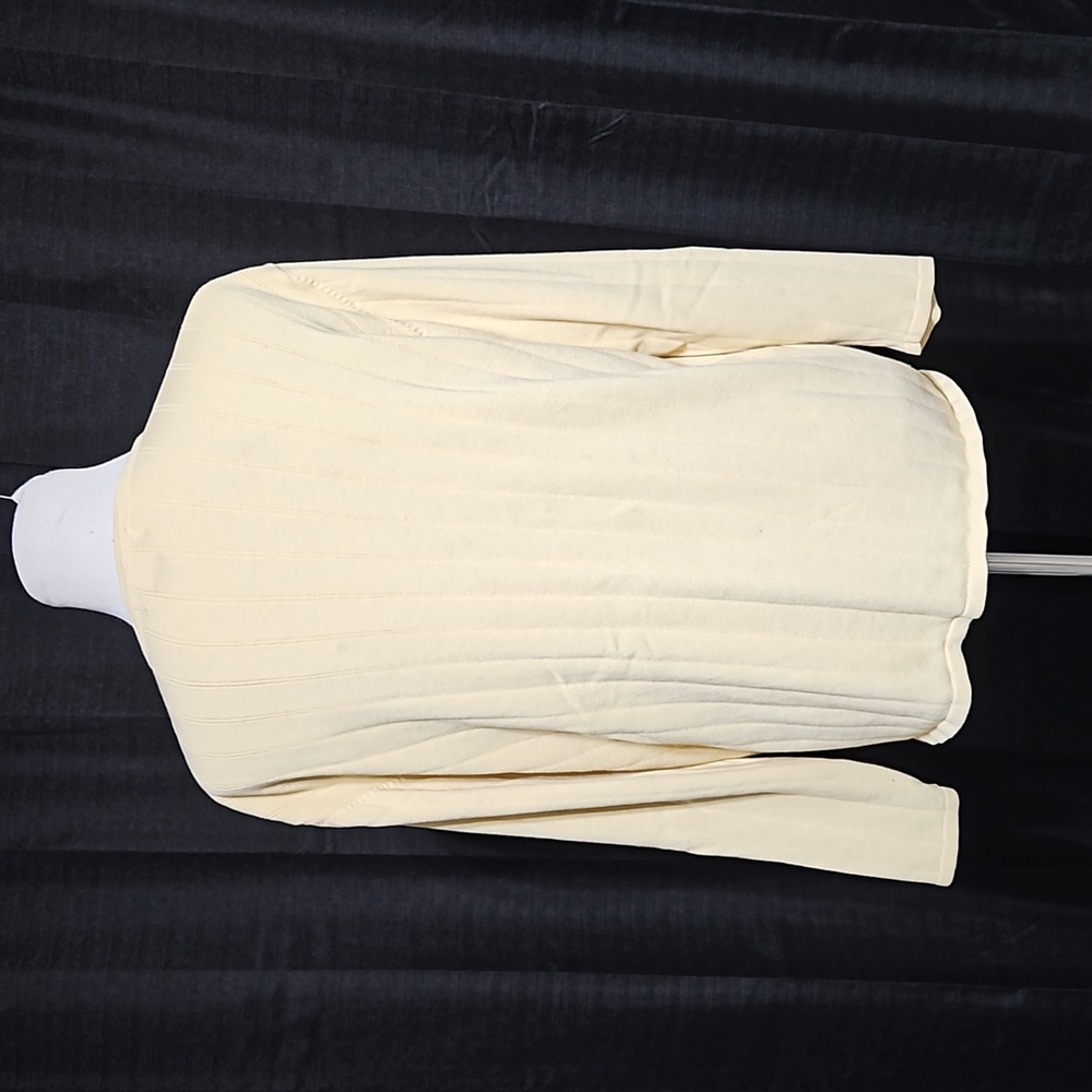 💯 cotton lightweight yellow cardigan - Picture 3 of 5